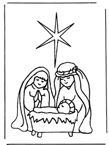 Free Nativity Coloring Pages - Free Printable Coloring Pages