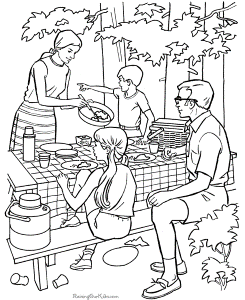 Camping Coloring Pages For Kids | Coloring Pages