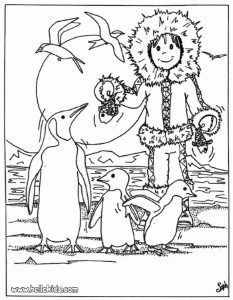 Penguin : Coloring pages, Drawing for Kids, Kids Crafts and