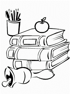 Coloring pages school - picture 17