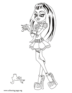 Monster High - Frankie Stein coloring page