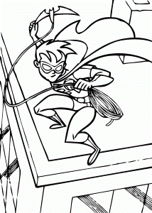 vector of a cartoon flying bat coloring page outline by ron