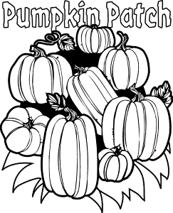 Coloring Page Pumpkin Printable