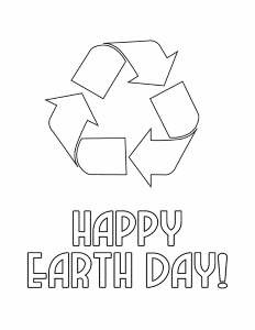 Earth Day 1 - Free Printable Coloring Pages