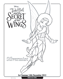 TinkerBell coloring pages - Silvermist