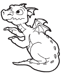 A New Born Baby Dragon Coloring Pages - Dragon Coloring Pages