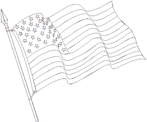 american flag pictures to color | Coloring Picture HD For Kids