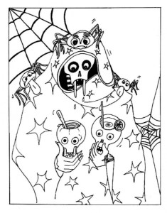 11 Pics of Scary Halloween Coloring Pages Skulls - Scary Halloween ...