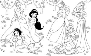 Free Printable Coloring Pages Of Disney Princess - Coloring
