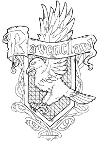 GtE16h9 Ravenclaw Crest Coloring Pages in 2019 | Harry ...