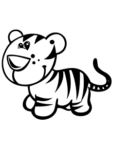 Free Printable Tiger Coloring Pages | H & M Coloring Pages