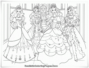 12 Pics of Barbie Coloring Pages For Girls - Barbie Girl Coloring ...