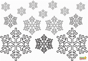 Snowflake Coloring Pages For Kids (15 Pictures) - Colorine.net | 10968