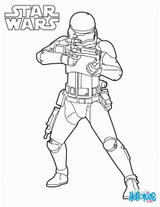 STAR WARS coloring pages - Star Wars Stormtrooper