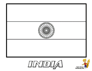 Indian flag coloring page | www.veupropia.org