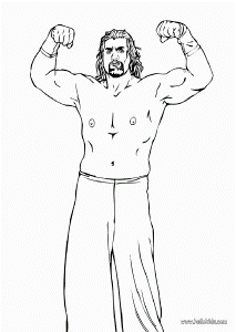 WWE Coloring Pages Of The Miz | Best Coloring Page Site