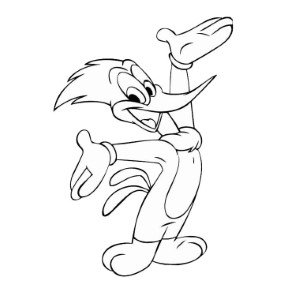 Woody Woodpecker Coloriage