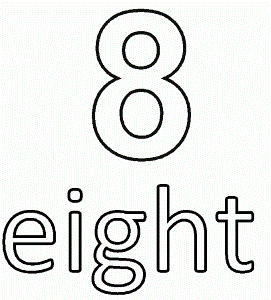 Coloring Pages – Numbers 1 thu 10 | materialforenglishclasses