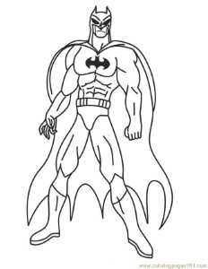 Free Colouring Pages Of Superheroes