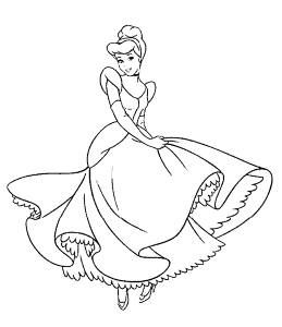 Cinderella Coloring Pages | Free Internet Pictures