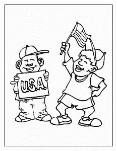 we have some fourth of july coloring pages below