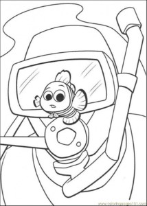 Coloring Pages Look At Nemo (Cartoons > Finding Nemo) - free