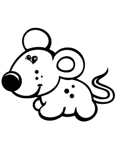 Free Printable Mouse Coloring Pages | H & M Coloring Pages