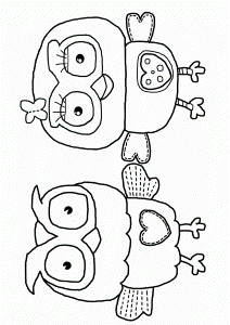 milk eyes giggle and hoot colouring coloring page