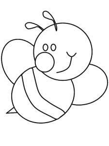 d bumblebee Colouring Pages