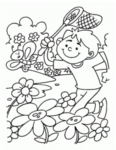 Spring Garden Flowers Coloring Pages Download Free Spring Garden