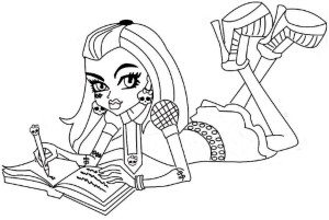 Monster High Coloring Pages To Print - Free Coloring Pages For