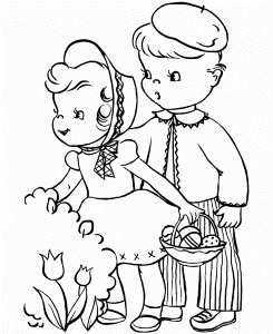 FREE Easter Coloring Pages for Kids -