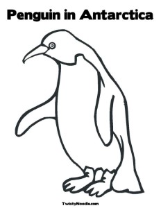Paint penguins Colouring Pages (page 3)