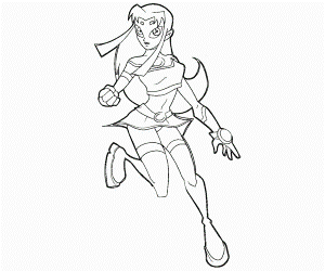 6 Pics of Teen Titans Go Starfire Coloring Pages - Teen Titans ...