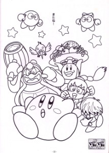 Kirby Coloring Page | Great for the Kids and Me | Pinterest ...