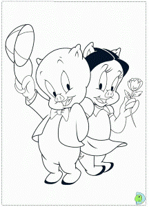 porky pig Colouring Pages (page 2)