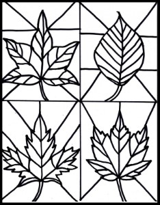 Make It Easy Crafts Kid 39 S Craft Stained Glass Leaves Free