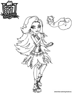 Coloring pages Monster High - Page 2 - Printable Coloring Pages Online
