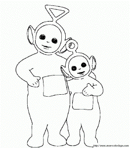 coloring Teletubbies, page teletubbies to color