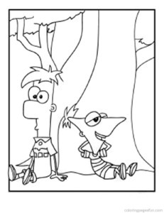 Phineas and Ferb | Free Printable Coloring Pages