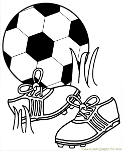 Soccer Ball Pictures To Color