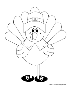 Printable Thanksgiving coloring book pages - 05