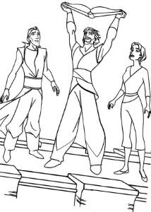 Sinbad the Sailor and Friends Coloring Pages | Best Place to Color