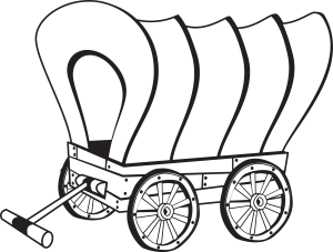 Wagon Wheel Coloring Page - Coloring Page
