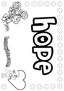 Hope coloring pages - Hellokids.com