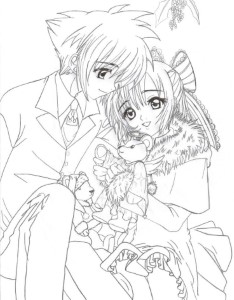 Anime Group Coloring Sheets | Usui Takumi Coloring Page by ...