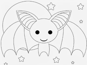 Cute Bat Coloring Pages :Kids Coloring Pages | Printable Coloring
