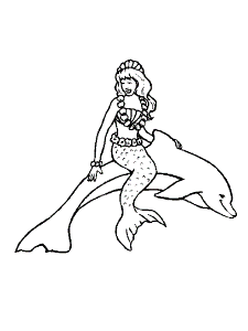 Pix For > Mermaid Pictures To Color
