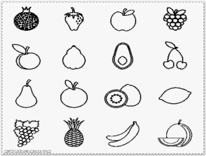 Coloring Pages Fruit And Vegetables - Free Printable Kids Coloring ...