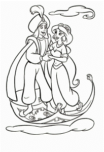 Printable Aladdin Coloring Pages | Coloring Me